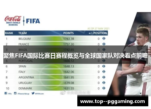 聚焦FIFA国际比赛日赛程概览与全球国家队对决看点前瞻